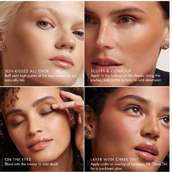 NIB 110 Giorgio Armani Luminous Silk Creamy Bronzing Powder - Picture 3 of 8